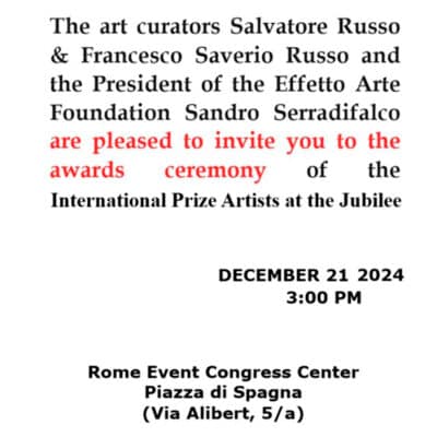 Invitation Artists at the Jubilee ROME (002) - - quadrado Invitation Artists at the Jubilee ROME (002) - - quadrado